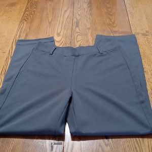 HALARA Women Pants New Medium Casual Exercise Activewear GRAY Work Pull On